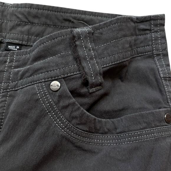 Kuhl Splash Roll Up Mid Rise Pants Dark Green UPF Quick Dry Pockets Women's 2 - Picture 6 of 9